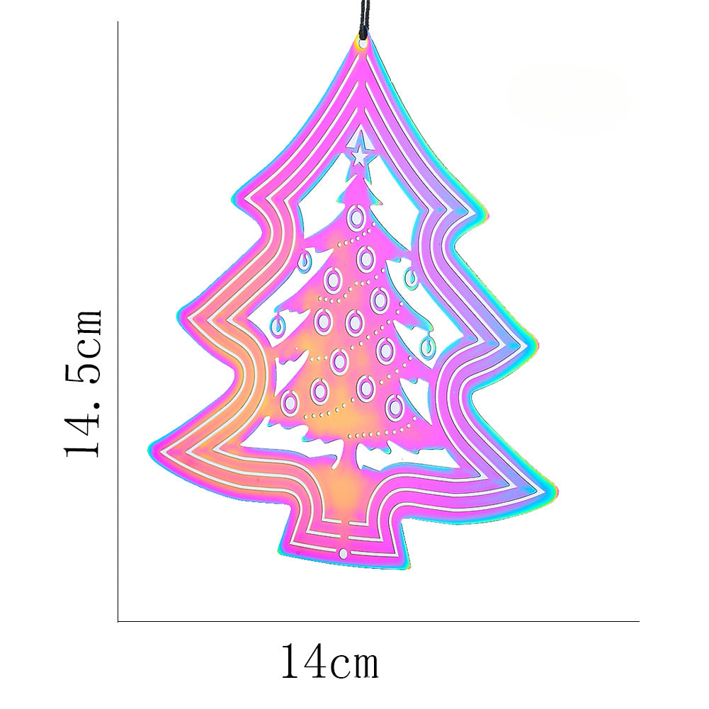 Wholesale 3D Rotating Stainless Steel Wind Chimes